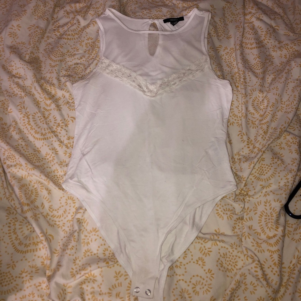 White tank bodysuit